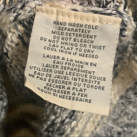 DENIM AND SUPPLY Striped Sweater Cotton Nubby Knit Large INV - Picture 8 of 10